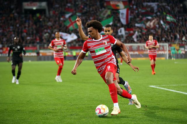 Renato Veiga during his ill-fated stint with Augsburg in 2023.