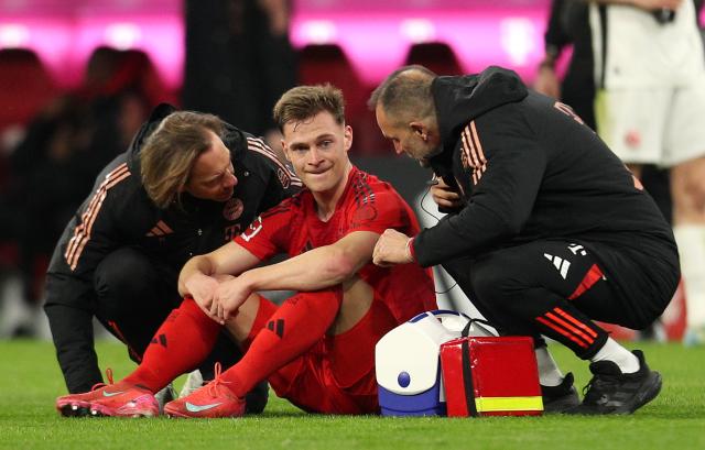 It looks like Joshua Kimmich will miss Bayern's clash with Stuttgart after suffering an injury against Eintracht Frankfurt.